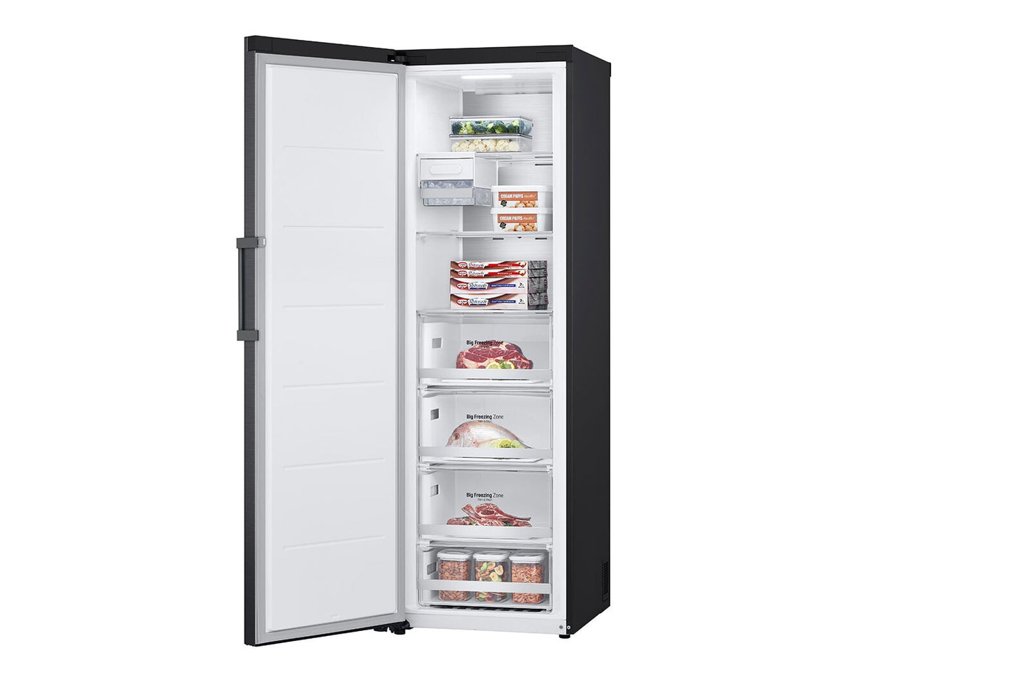 LG GFM61MCCSF Vrieskast Vrijstaand 324 l Zwart