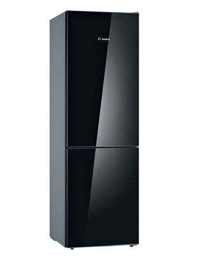 Bosch Serie 4 KGV36VBEAS koel-vriescombinatie Vrijstaand 308 l Zwart
