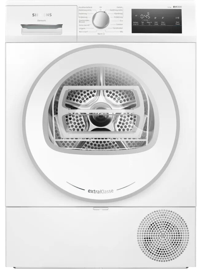 Siemens iQ300 WT45H20MNL wasdroger Vrijstaand Voorlader 8 kg Wit