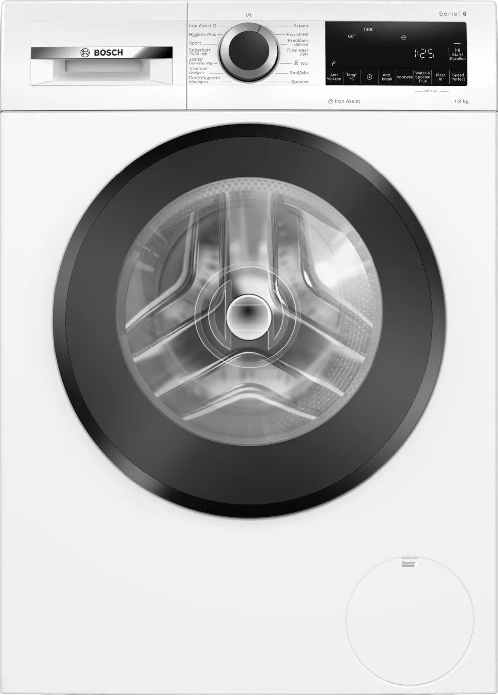 Bosch Serie 6 , Wasmachine, voorlader, 9 kg, 1400 rpm, WGG244ZANL