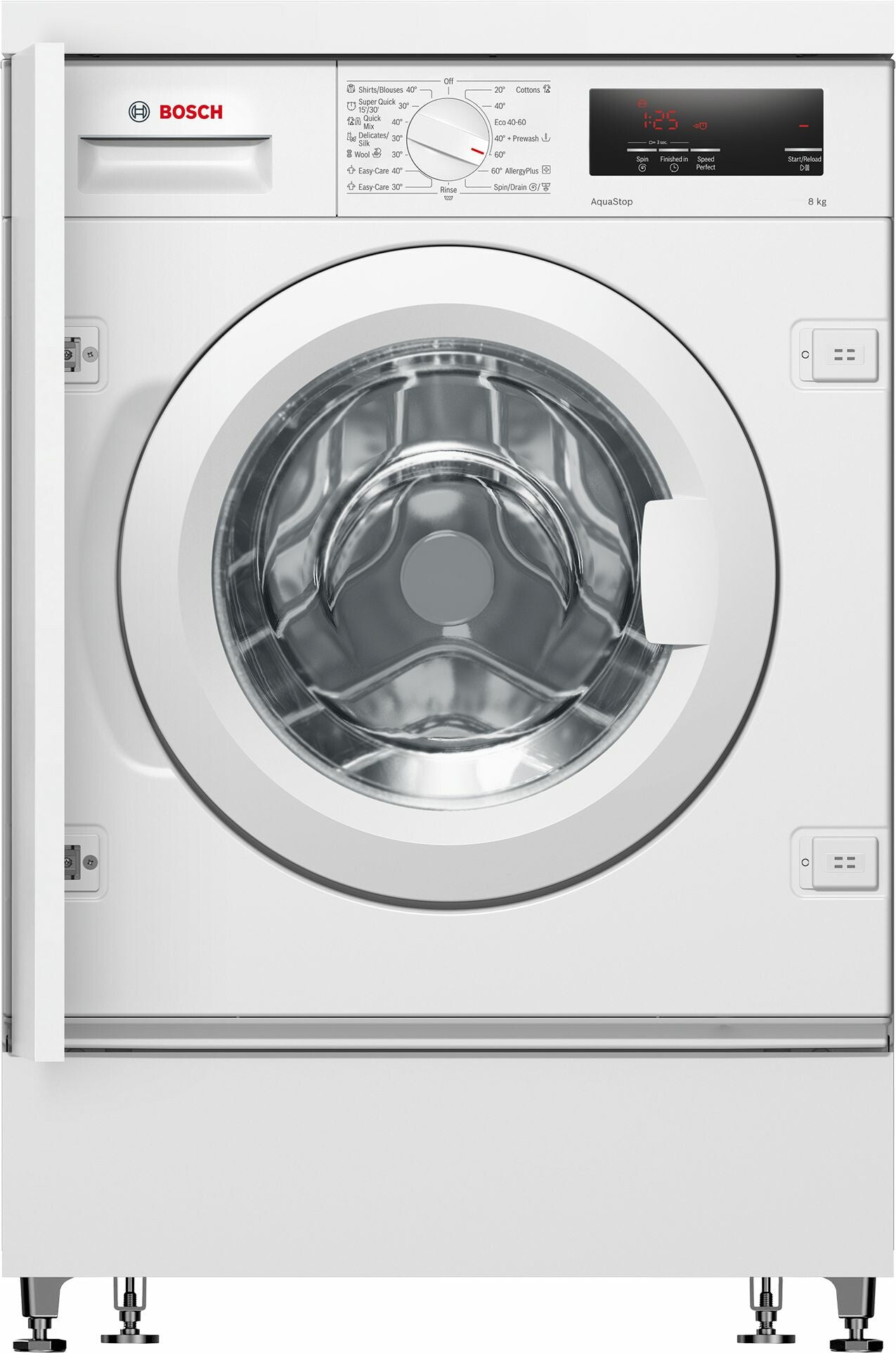 Bosch Serie 6 , Inbouw Wasmachine, voorlader, 8 kg, 1200 rpm, WIW24342EU