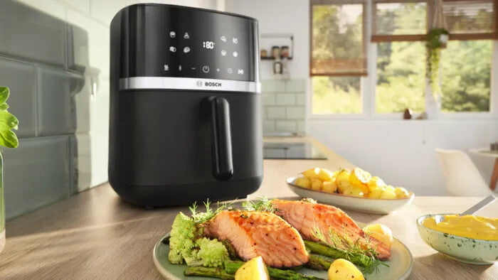 Bosch Serie 4 MAFS2462B friteuse Enkel 6,1 l Vrijstaand 2050 W Heteluchtfriteuse Zwart