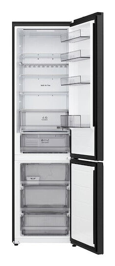 LG GBBS322AEV koel-vriescombinatie Vrijstaand 375 l Zwart