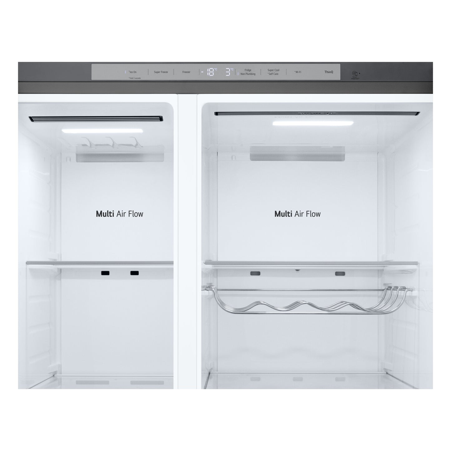 LG GSLE81PYBC amerikaanse koelkast Vrijstaand 628 l Zilver