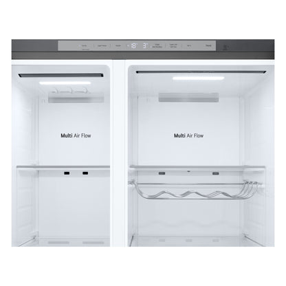 LG GSLE81PYBC amerikaanse koelkast Vrijstaand 628 l Zilver