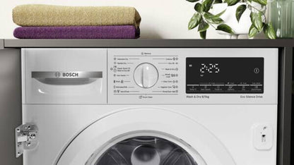 Bosch Serie 6 WKD28490EU Was-droogcombinatie Ingebouwd Voorlader Wit