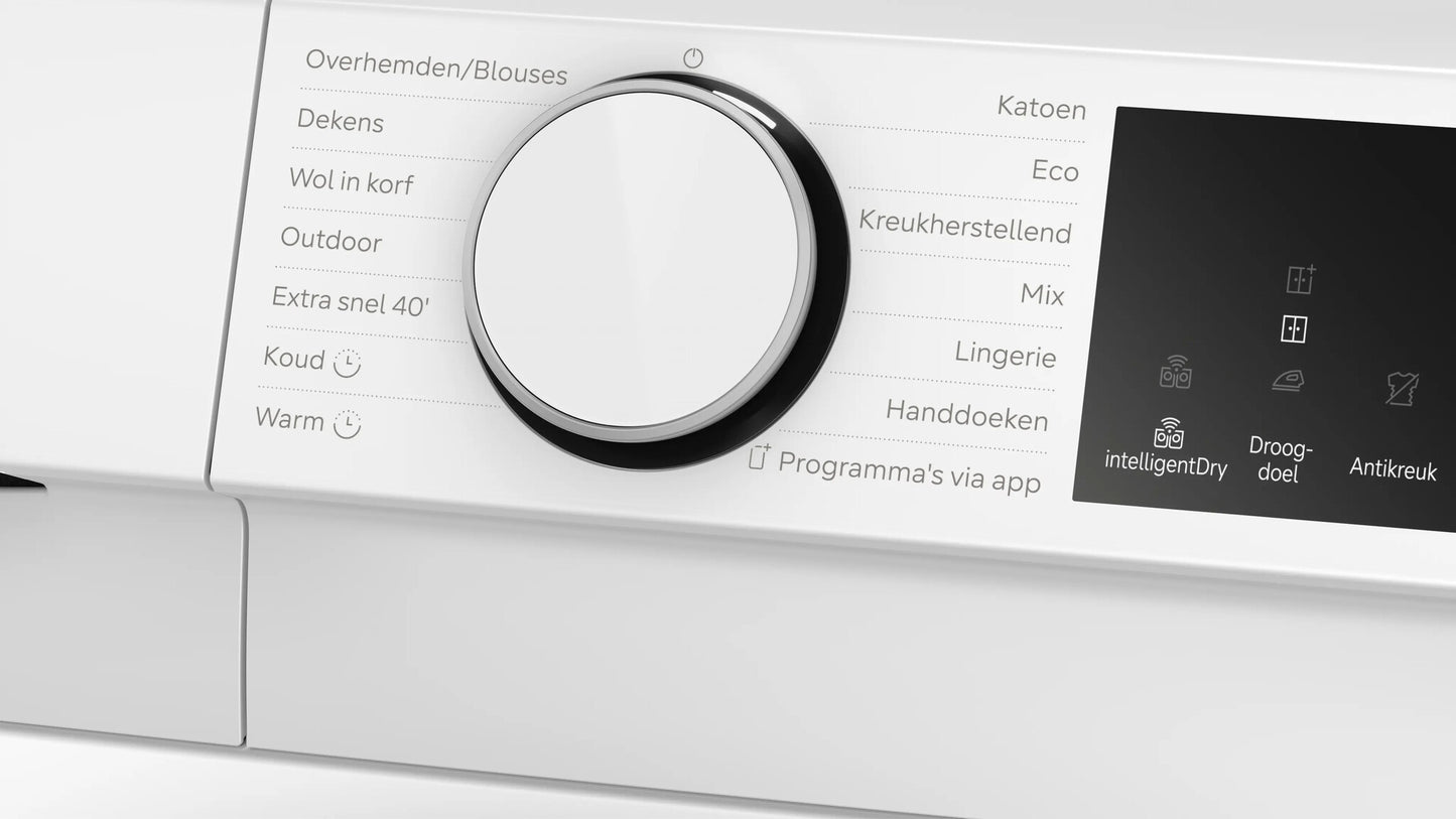 Siemens iQ500 WQ32J209NL wasdroger Vrijstaand Voorlader 9 kg Wit