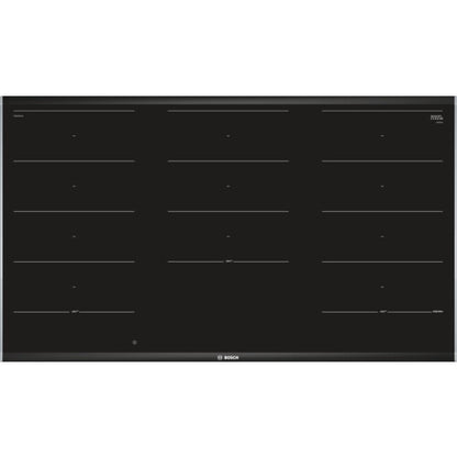 Bosch Serie 8 PXX975DC1E kookplaat Zwart, Roestvrijstaal Ingebouwd Inductiekookplaat zones 5 zone(s)