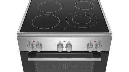 Bosch Serie 2 HKA090150 fornuis Vrijstaand fornuis Electrisch Keramisch Roestvrijstaal