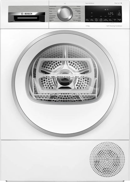 Bosch Serie 6 WQG245D9NL wasdroger Vrijstaand Voorlader 9 kg Wit