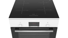 Bosch Serie 4 HLR390020 fornuis Vrijstaand fornuis Electrisch Inductiekookplaat zones Wit