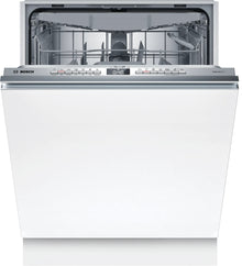 Bosch Serie 4 , Volledig geïntegreerde vaatwasser, 60 cm, VarioScharnier (o.a. geschikt voor IKEA-keukens), SMH4EVX08E