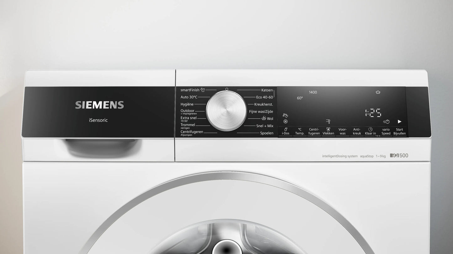Siemens iQ500 WG44G2FMNL wasmachine Voorlader 9 kg 1400 RPM Wit