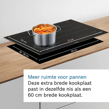Bosch Serie 6 PVS731HC1M kookplaat Zwart Ingebouwd 70 cm Inductiekookplaat zones 4 zone(s)