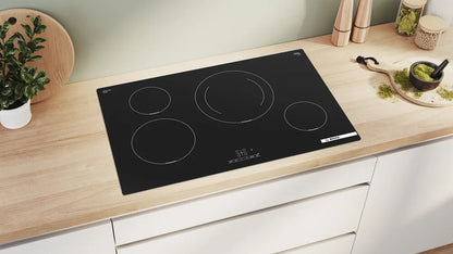 Bosch Serie 4 PIE811BB5E kookplaat Zwart Aanrecht 80 cm Inductiekookplaat zones 4 zone(s)