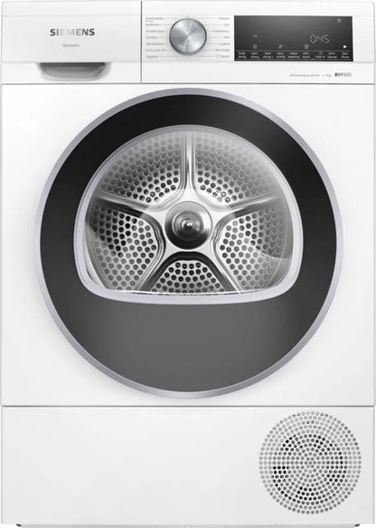 Siemens iQ500 WQ45G2D5NL wasdroger Vrijstaand Voorlader 9 kg Wit
