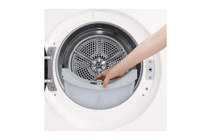 LG RT90X8 wasdroger Vrijstaand Voorlader 9 kg Wit