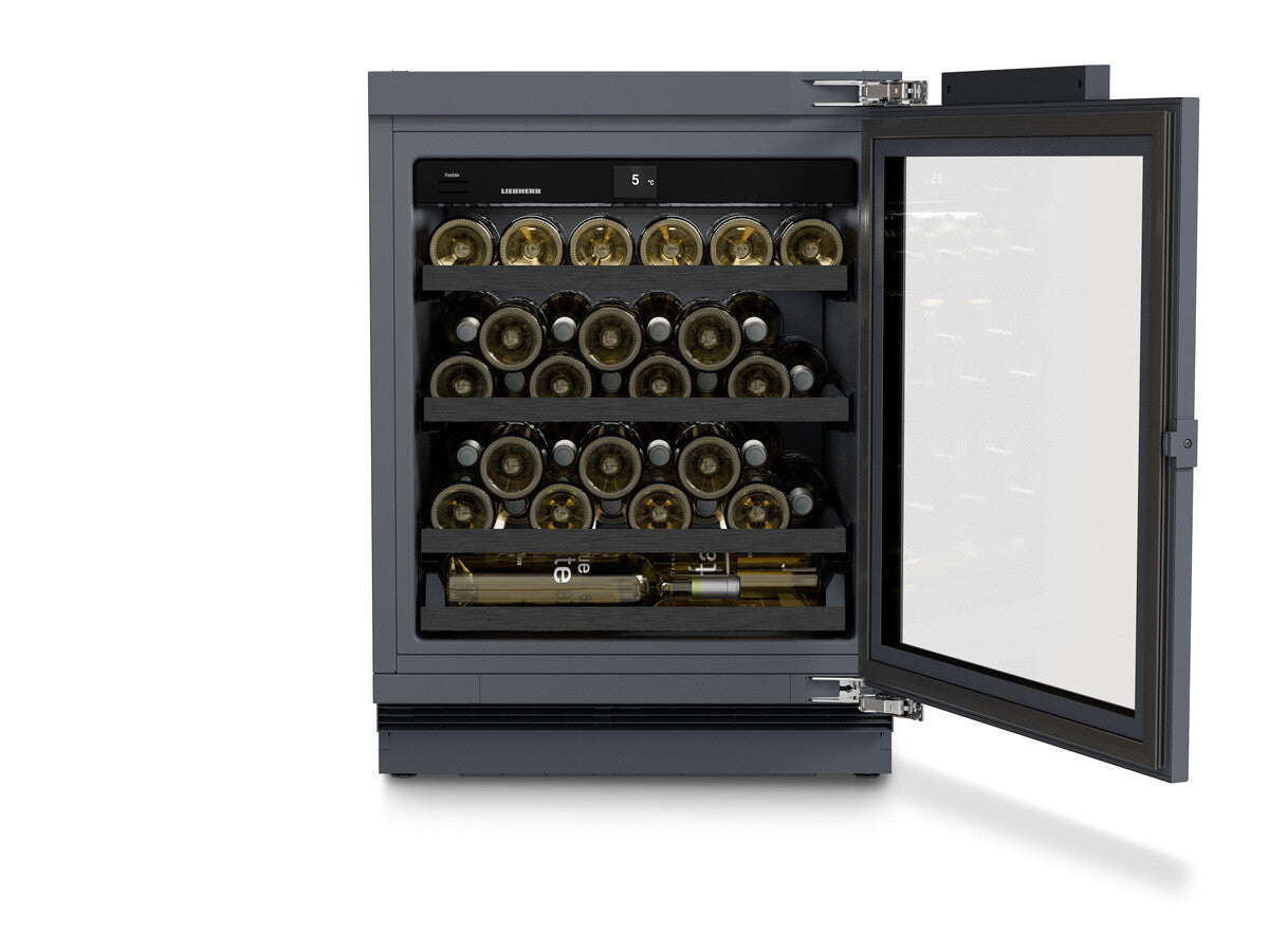 Liebherr UWpri 3661 Vinidor Selection Thermo-elektrische wijnkoeler Onderbouw Zwart 44 fles(sen)