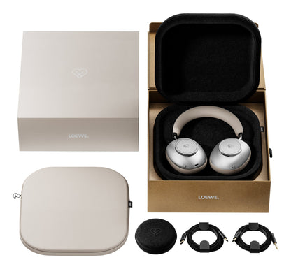 Loewe leo Headset Bedraad en draadloos Hoofdband Audiofiel Bluetooth Beige