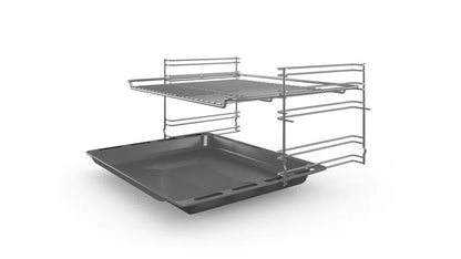 Bosch Serie 4 HLR390020 fornuis Vrijstaand fornuis Electrisch Inductiekookplaat zones Wit
