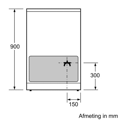 Bosch Serie 2 HLL09A020U fornuis Vrijstaand fornuis Electrisch Keramisch Wit