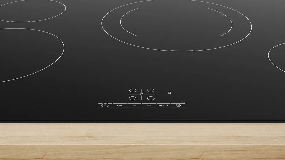 Bosch Serie 4 PIE811BB5E kookplaat Zwart Aanrecht 80 cm Inductiekookplaat zones 4 zone(s)