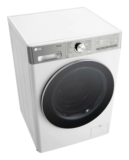 LG F4DR9537S2W Was-droogcombinatie Vrijstaand Voorlader Wit