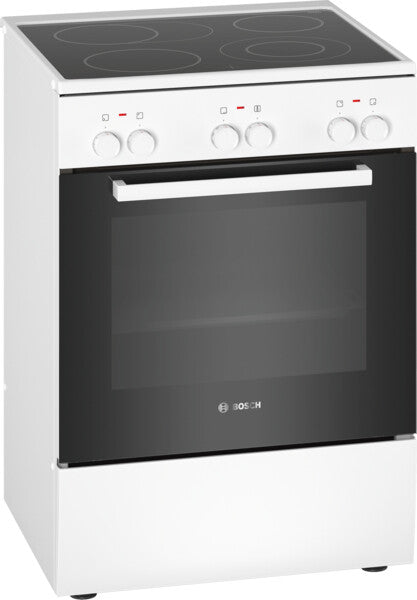 Bosch HKA090220 fornuis Vrijstaand fornuis Electrisch Keramisch Wit