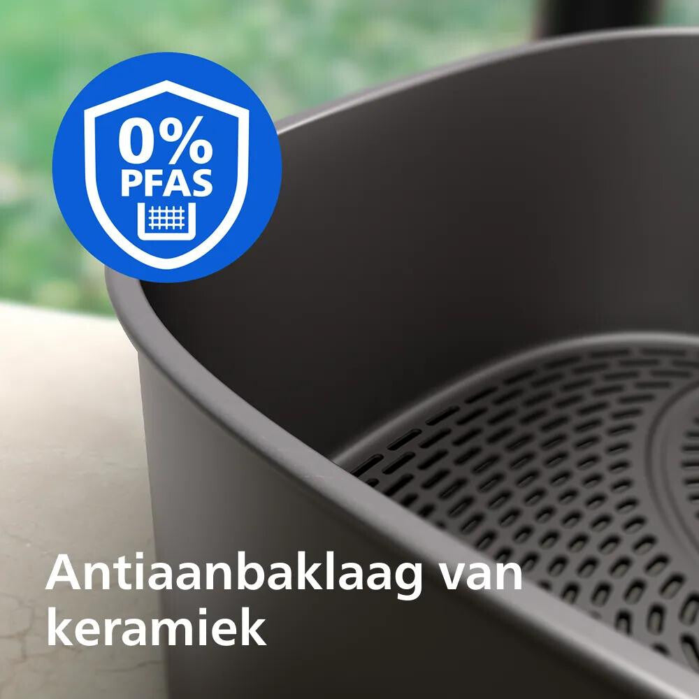 Philips 4000 series Gestapelde Airfryer met twee manden uit de 4000-serie