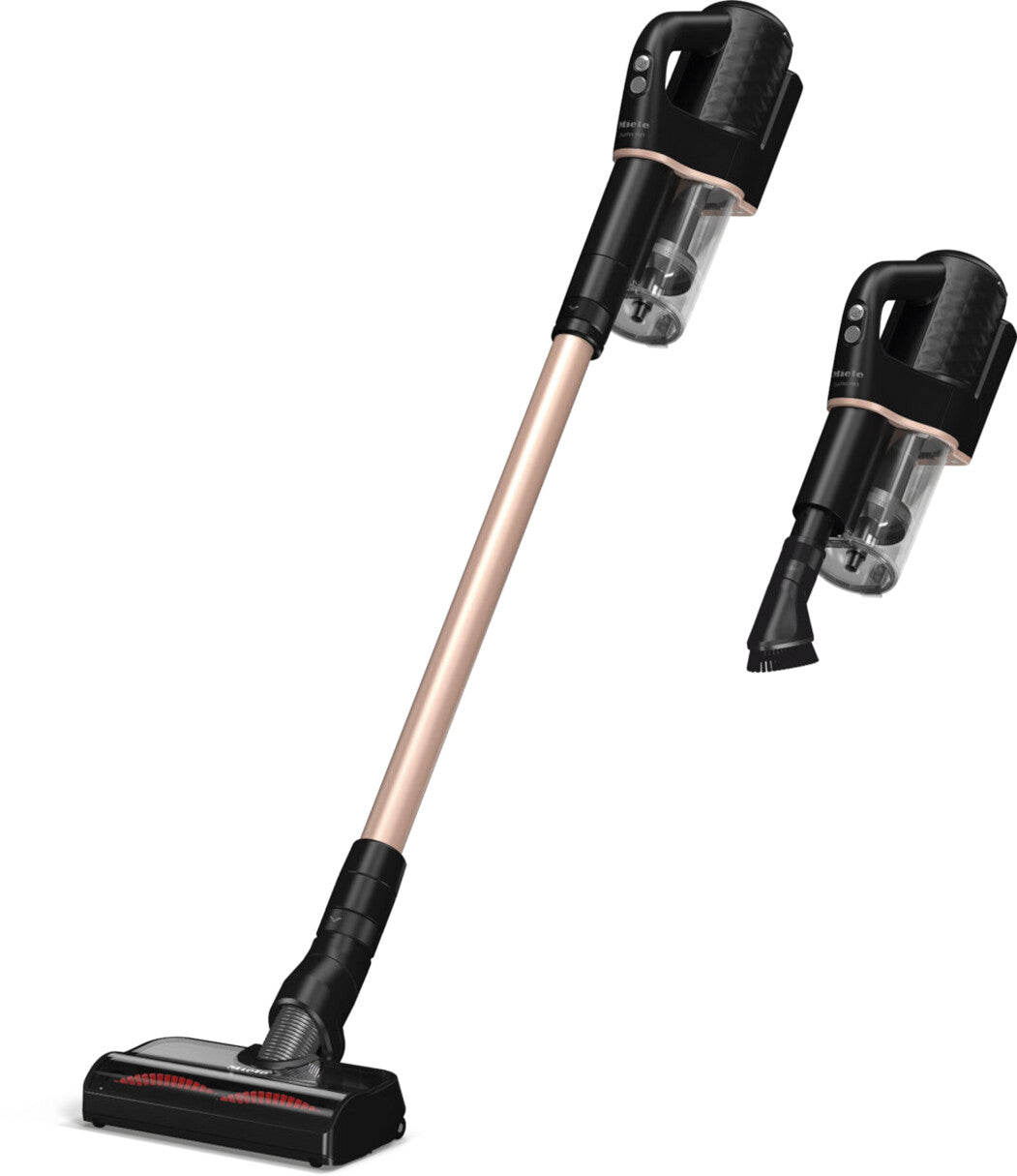 Miele Duoflex HX1 Total Care Batterij/Accu Droog Hygiënefilter Zakloos 0,3 l 160 W Zwart, Roze 2,5 Ah