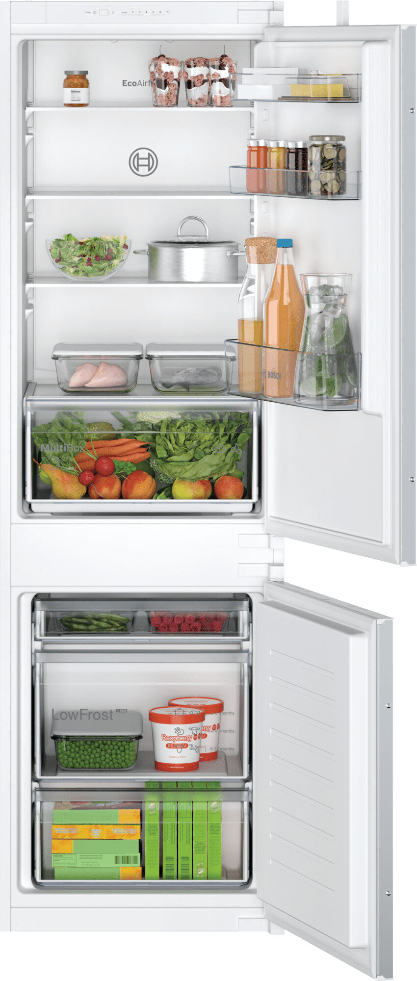 Bosch Serie 2 KIV86NSE0 koel-vriescombinatie Ingebouwd 267 l
