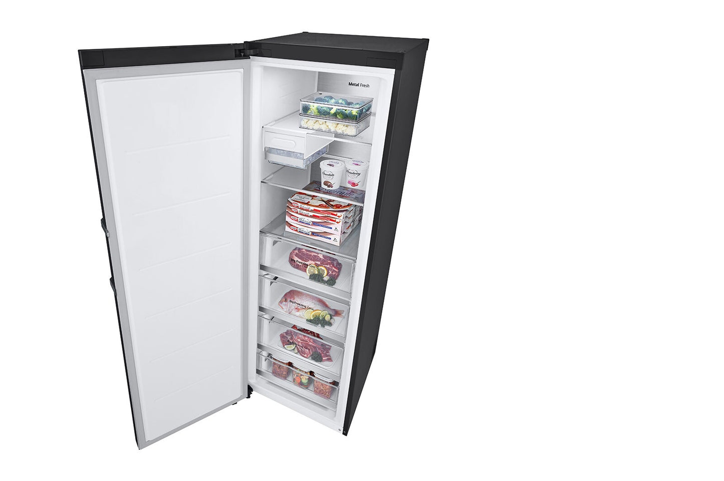 LG GFM61MCCSF Vrieskast Vrijstaand 324 l Zwart
