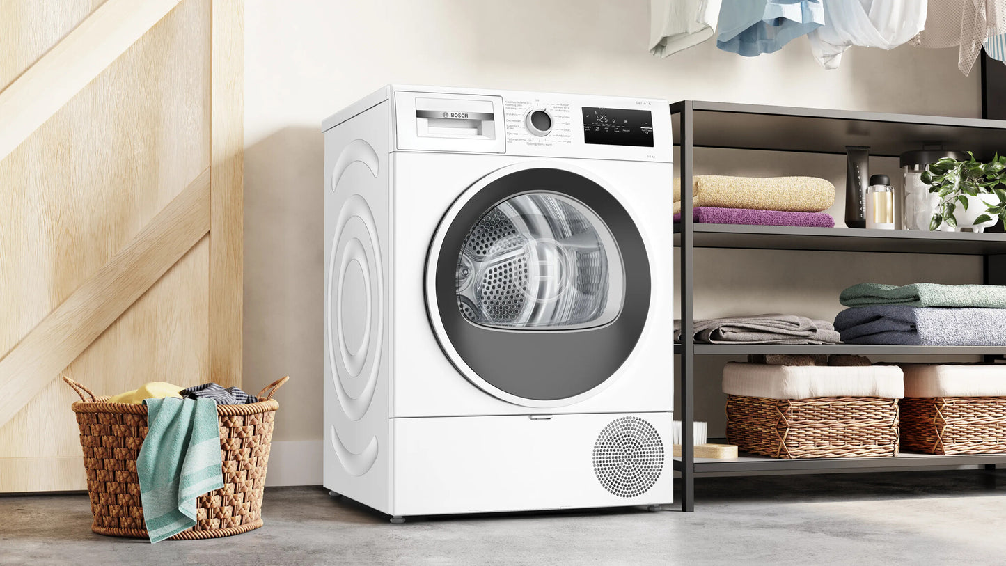 Bosch Serie 4 WTH8520LNL wasdroger Vrijstaand Voorlader 8 kg Wit