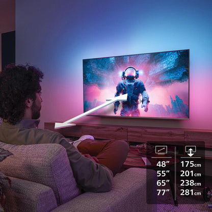 Philips Ambilight 48OLED760/12 tv 121,9 cm (48") 4K Ultra HD Smart TV Wifi Grijs
