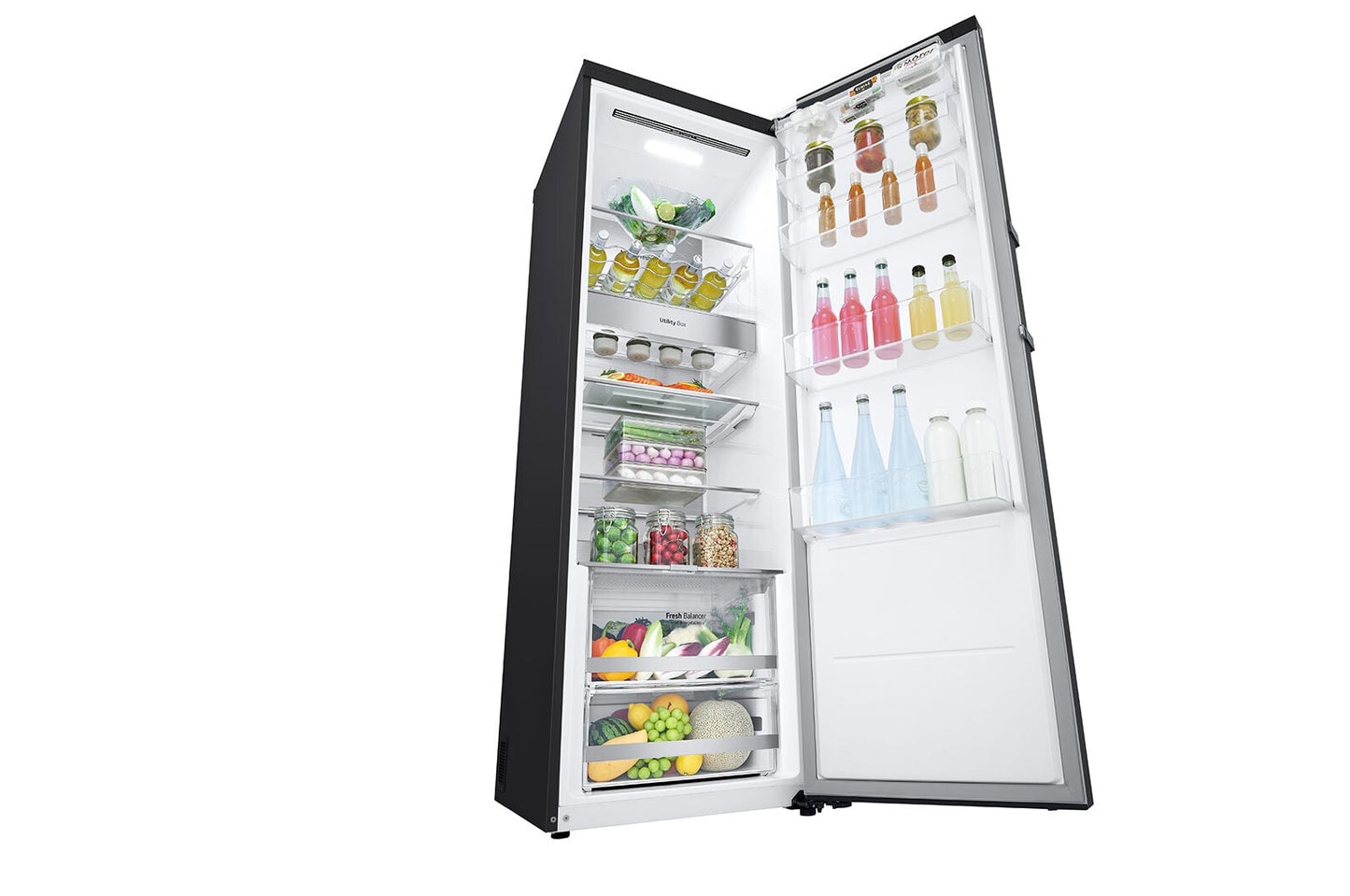 LG GLM71MCCSF koelkast Vrijstaand 386 l Zwart