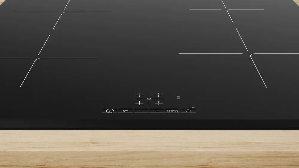 Bosch Serie 4 PIE63KBB5E kookplaat Zwart Aanrecht 60 cm Inductiekookplaat zones 4 zone(s)