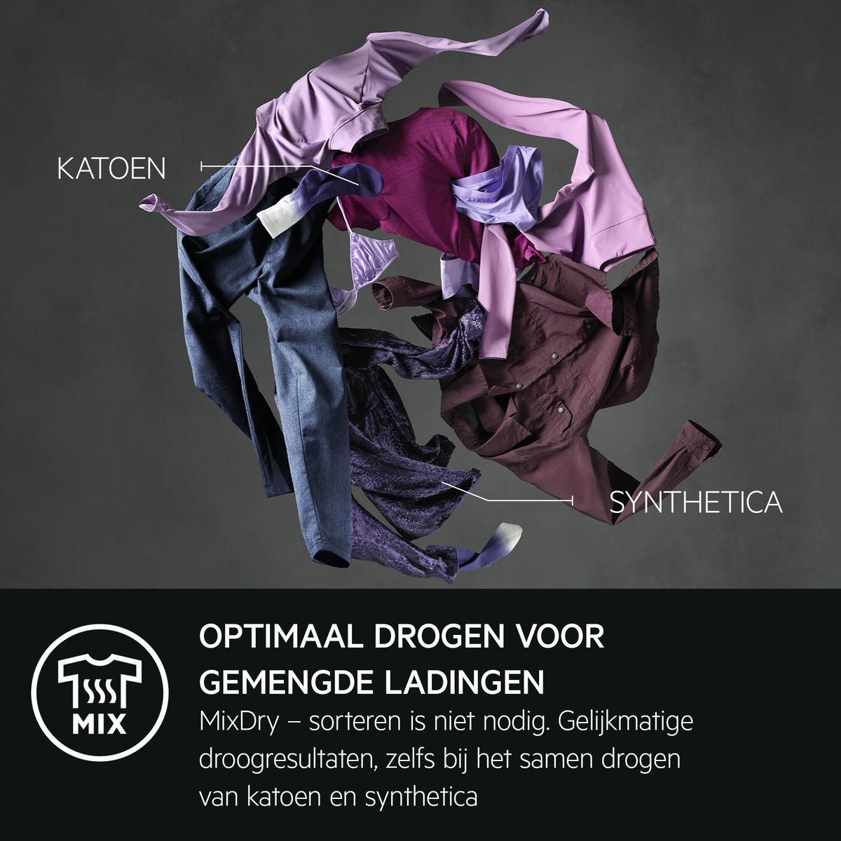 AEG Series 8000 TR86KASSEL wasdroger Vrijstaand Voorlader 9 kg Wit