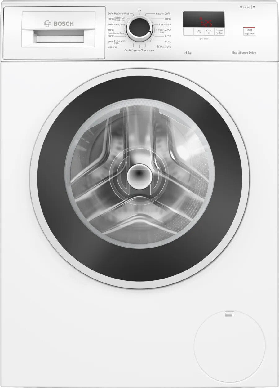 Bosch Serie 2 WGE03408NL wasmachine Voorlader 8 kg 1400 RPM Wit