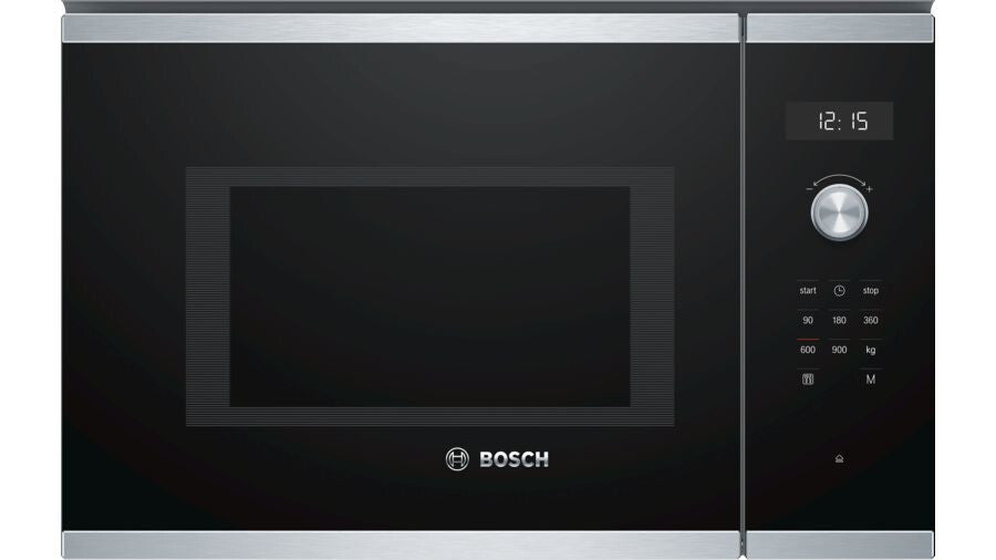 Bosch Serie 6 BFL554MS0 magnetron Zwart, Roestvrijstaal Solo-magnetron Ingebouwd 25 l 900 W