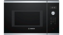 Bosch Serie 6 BFL554MS0 magnetron Zwart, Roestvrijstaal Solo-magnetron Ingebouwd 25 l 900 W