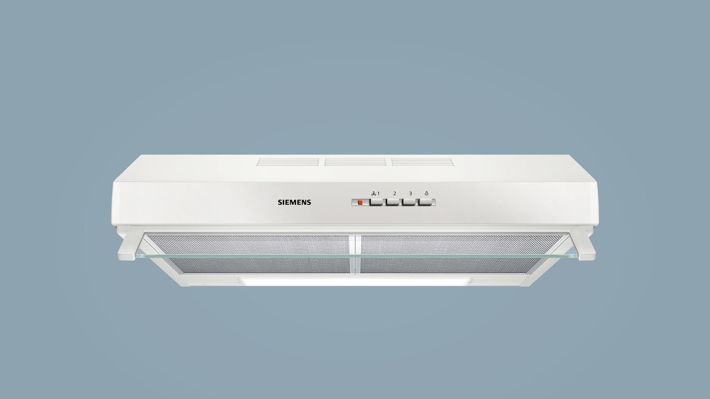 Siemens LU63LCC20 afzuigkap Onderbouw Wit 350 m³/uur
