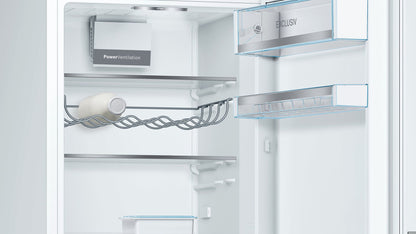 Bosch Serie 6 KGE36EWCP koel-vriescombinatie Vrijstaand 308 l Wit