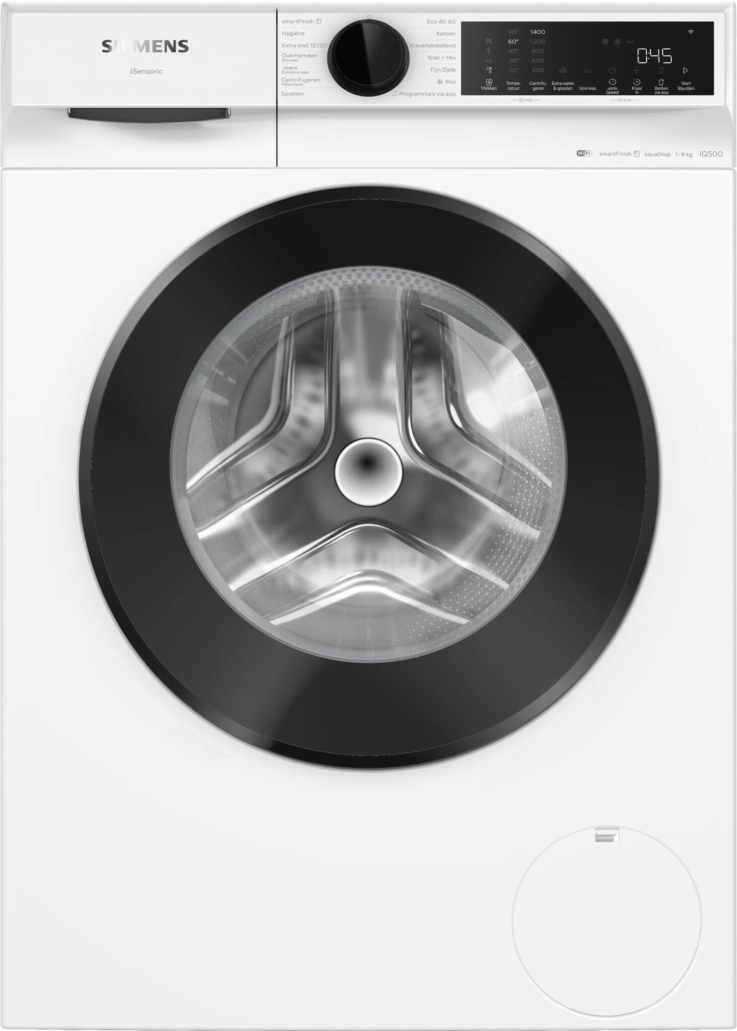 Siemens iQ500 WG44J205NL wasmachine Voorlader 9 kg 1400 RPM Wit