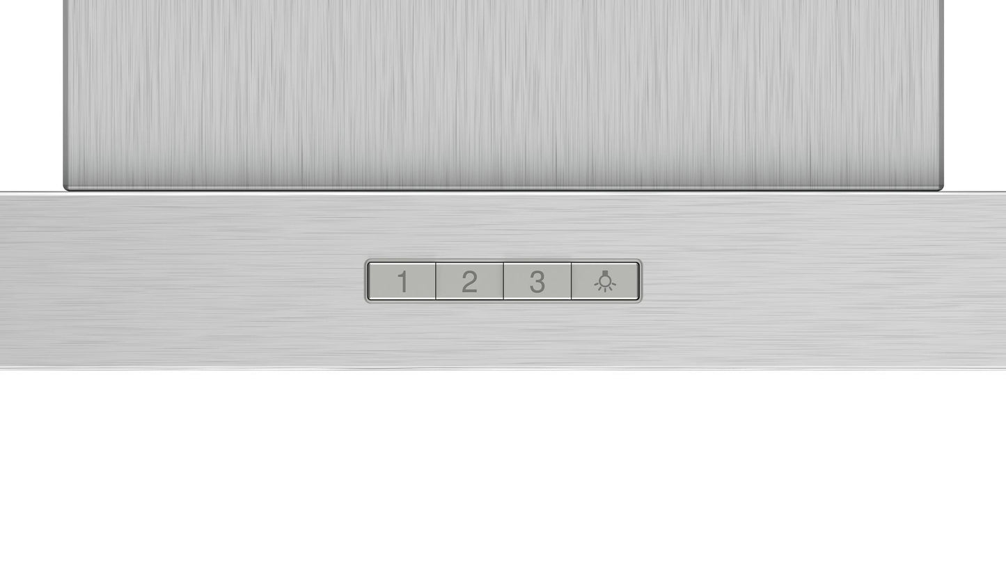 Bosch Serie 2 DWB64BC50 afzuigkap Muurmontage Roestvrijstaal 340 m³/uur