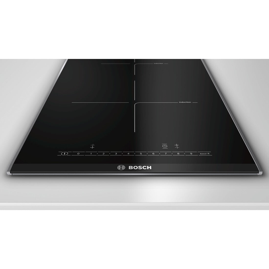 Bosch PIB375FB1E kookplaat Zwart, Roestvrijstaal Ingebouwd Inductiekookplaat zones 2 zone(s)