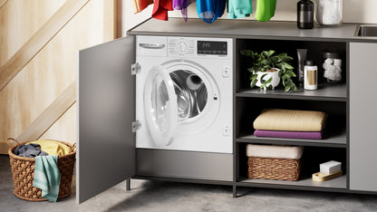 Bosch Serie 6 WKD28490EU Was-droogcombinatie Ingebouwd Voorlader Wit
