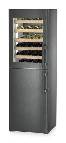 Liebherr SWNbsd 529i Peak NoFrost Vrijstaand Zwart 44 fles(sen)