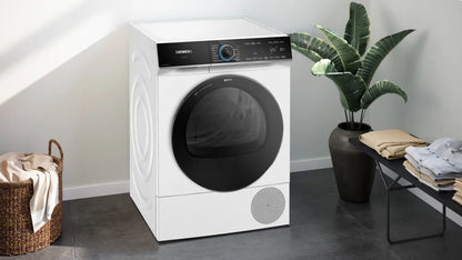 Siemens iQ700 WQ46B2CENL wasdroger Vrijstaand Voorlader 9 kg Wit