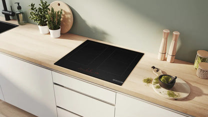 Bosch PVQ61CHB1E kookplaat Zwart Ingebouwd 59.2 cm Inductiekookplaat zones 4 zone(s)