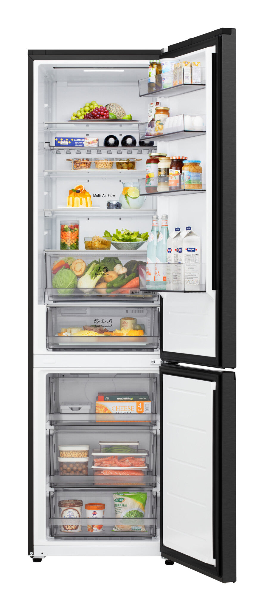 LG GBBS312AEV Vrijstaand 333 l Zwart
